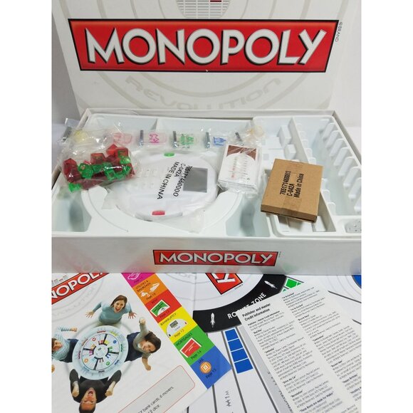 Monopoly Revolution Family Board Game Sounds & Music 2009 Complete UNPLAYED - Picture 4 of 10